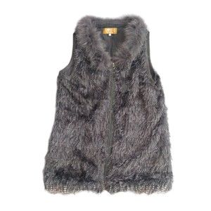 Donna By Donna Vinci Grey Gray Fur Women's Lady's… - image 1